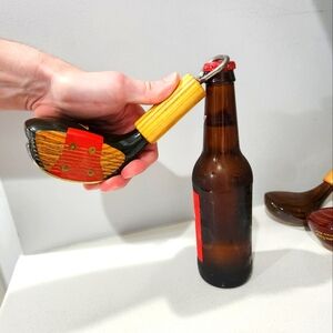 Bottle opener made with real vintage golf club right- left-handed men's ladies'